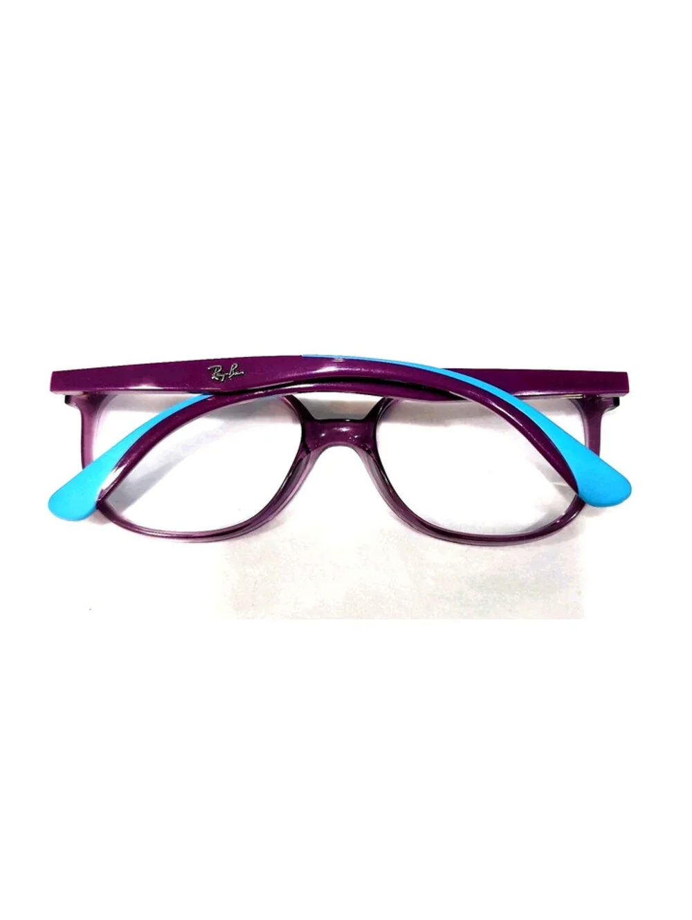 Ray Ban RB1598 3776 Girls Kids Crystral Purple Eyeglasses 49-16 130